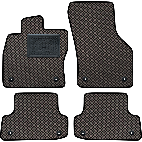 Polymer EVA mats Audi A3 III 8V 3 doors 2012-2020