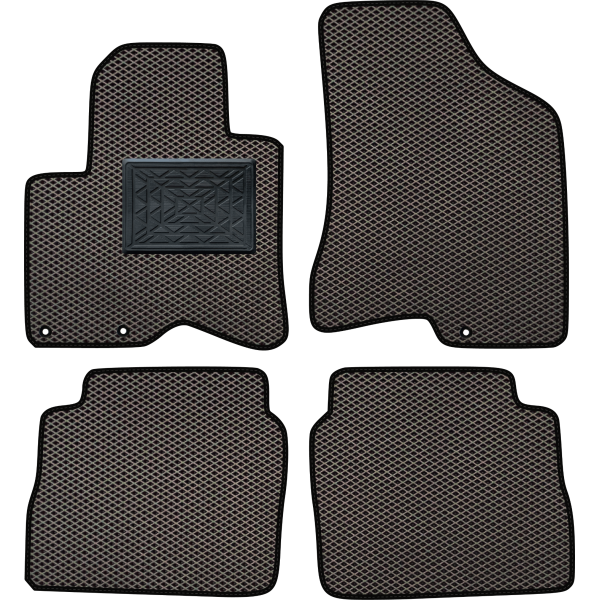 Polymer EVA mats Hyundai Santa Fe II Facelift 2010-2012