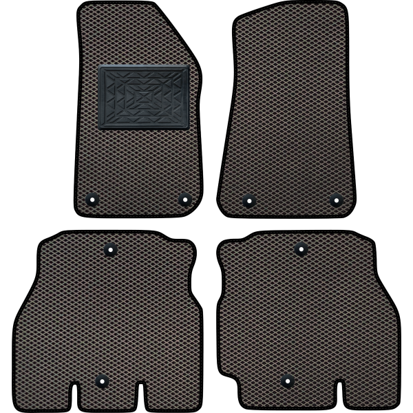 Polymer EVA mats Jeep Wrangler IV JL 5 doors from 2017