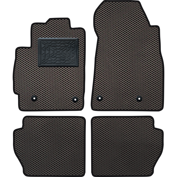 Polymer EVA mats Mazda 2 II DE 2007-2015