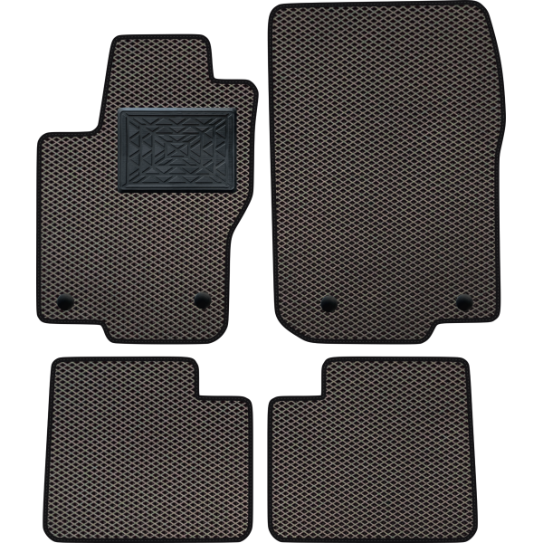 Polymer EVA mats Mercedes-Benz GL-class X164 5 places 2006-2012