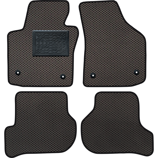 Polymer EVA mats Seat Leon II 2005-2012