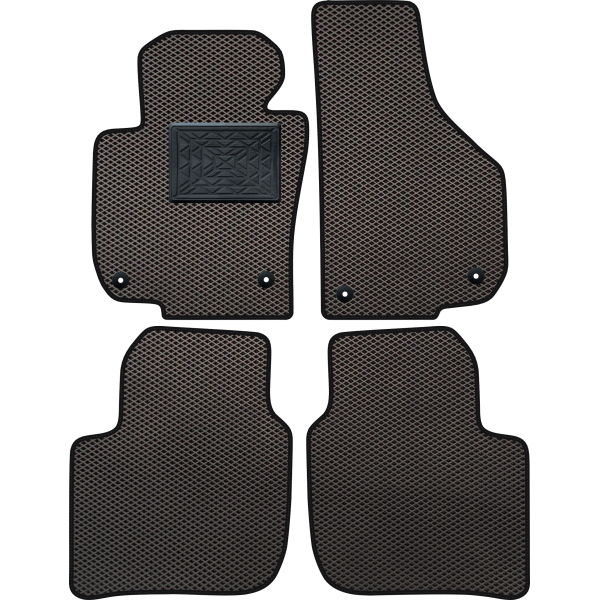 Polymer EVA mats Skoda Superb II liftback 2008-2015