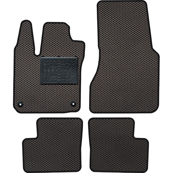 Polymer EVA mats Smart ForFour II Petrol 2014-2019