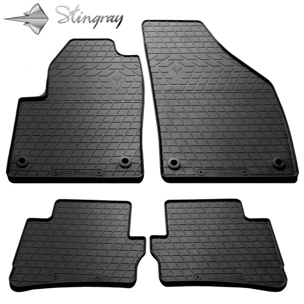 Rubber mats DODGE Dart 2012-2016, 4 pcs / 1053044