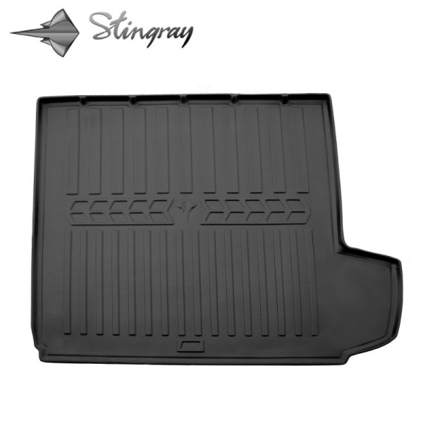 Rubber trunk mat MERCEDES BENZ W211 E 2002-2009 (universal) / black / 6012011