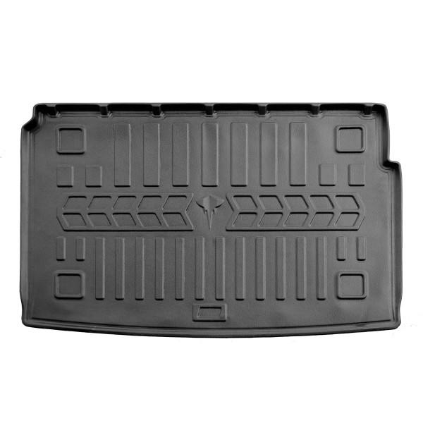 Rubber 3D trunk mat CITROEN Nemo 2008-2017 (5 places), juodas / 6006081 / higher edges