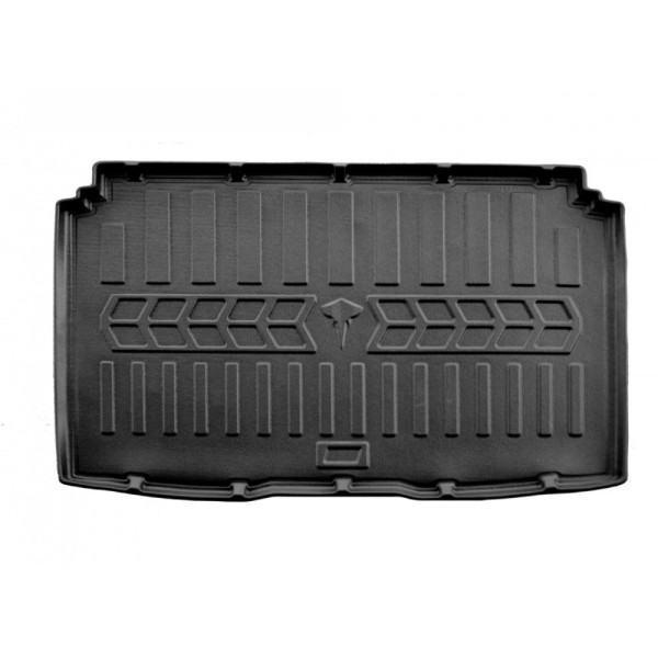 Rubber 3D trunk mat DACIA Sandero Stepway III from 2020 (prestige/upper trunk) / 6018361 / higher edges