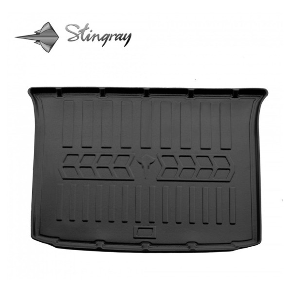 Rubber 3D trunk mat DACIA Spring from 2021 / 6018011 / higher edges