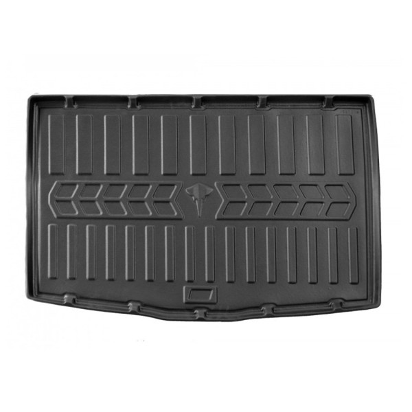 Rubber 3D trunk mat FORD Focus IV C519 from 2018 (COMBI/lower trunk) / 6007221 / higher edges