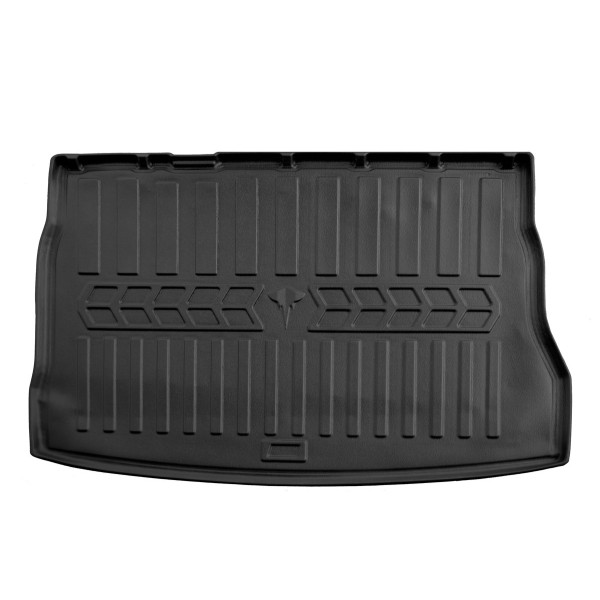 Rubber 3D trunk mat KIA Ceed ED 2006-2012 (chečbekas), juodas / 6010161 / higher edges