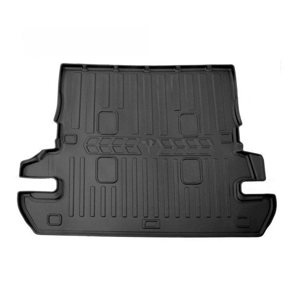 Rubber 3D trunk mat LEXUS LX J200 2008-2021 (7 seats, 5 seats used) / 6022331 / higher edges