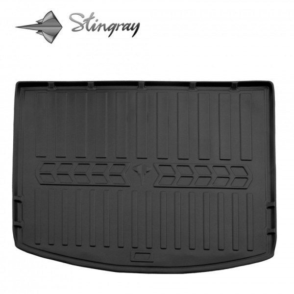 Rubber 3D trunk mat MAZDA CX-5 KF from 2022 (upper trunk) / 6011041 / higher edges