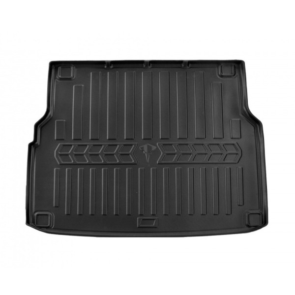 Rubber 3D trunk mat MERCEDES-BENZ W205 C 2014-2021 (universal) / 6012221 / higher edges