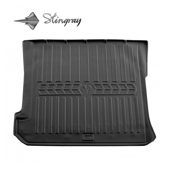 Rubber 3D trunk mat MERCEDES-BENZ X296 EQS SUV from 2022 (5 seats) / 6012151 / higher edges