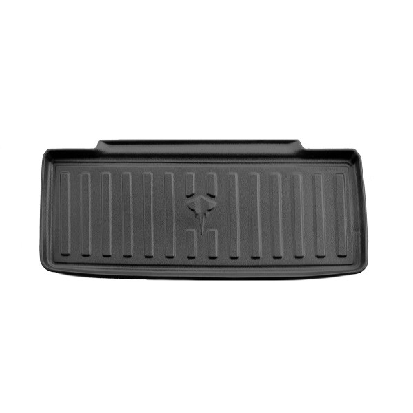 Rubber 3D trunk mat MINI Cooper III F56 2014-2024 (3 dur., apatinis kilimėlis), juodas / 6032011 / higher edges