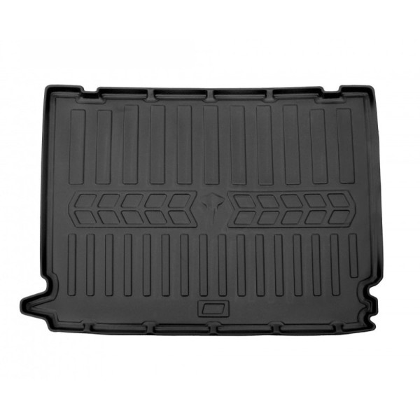 Rubber 3D trunk mat RENAULT Clio IV 2012-2020 (universal/lower trunk) / 6018381 / higher edges