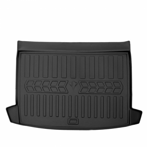 Rubber 3D trunk mat RENAULT Clio IV 2012-2020 (universal/upper trunk) / 6018391 / higher edges