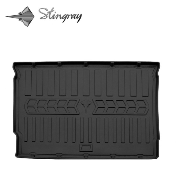 Rubber 3D trunk mat RENAULT ZOE from 2018 (upper trunk) / 6018171 / higher edges