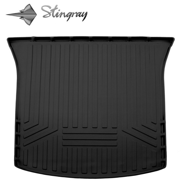 Rubber 3D trunk mat TESLA Model Y from 2019 (rear trunk 5 seats) / 6050031 / higher edges