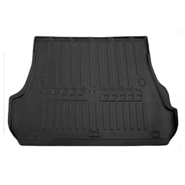 Rubber 3D trunk mat TOYOTA Land Cruiser 200 2007-2021 (5 seats) / 6022321 / higher edges