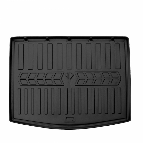 Rubber 3D trunk mat VOLKSWAGEN ID.3 from 2020 (without niches/upper trunk) / 6024491 / higher edges