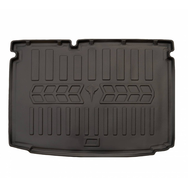Rubber 3D trunk mat VOLKSWAGEN Polo V 2009-2017 (hatchback/lower trunk) / 6024461 / higher edges
