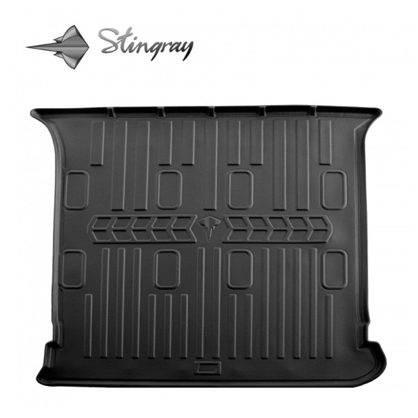 Rubber 3D trunk mat VOLKSWAGEN Sharan I 1995-2010 (5 seats used) / 6024361 / higher edges