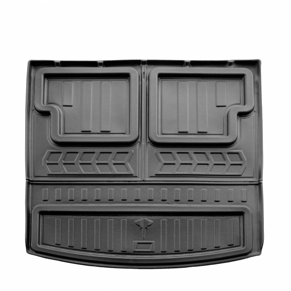 Rubber 3D trunk mat VOLKSWAGEN Tiguan II Allspace from 2016 (5 of 7 seats used/USA) / 6024471 / higher edges