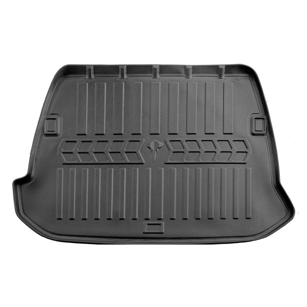 Rubber 3D trunk mat VOLVO S60 II 2010-2018 , juodas / 6037161 / higher edges