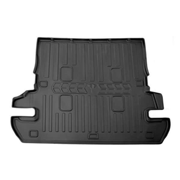 Rubber trunk mat TOYOTA Land Cruiser 200 2007-2021 (7 seats, 5 seats used)