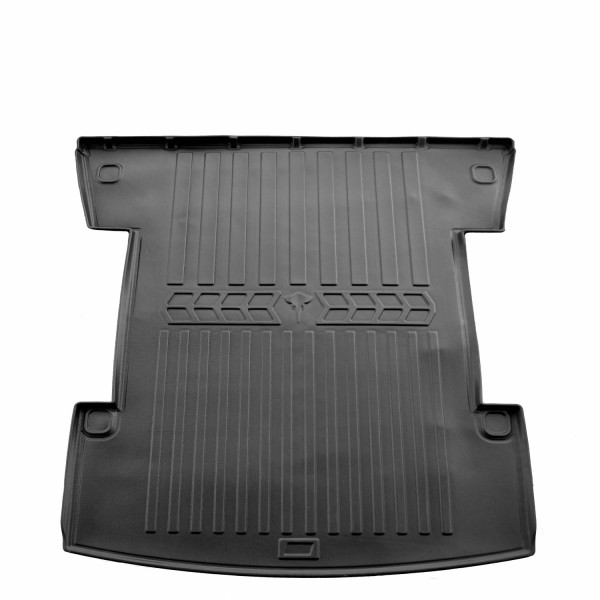 Rubber trunk mat VOLKSWAGEN Caddy III 2K 2003-2020 (5 of 7 seats / long base)