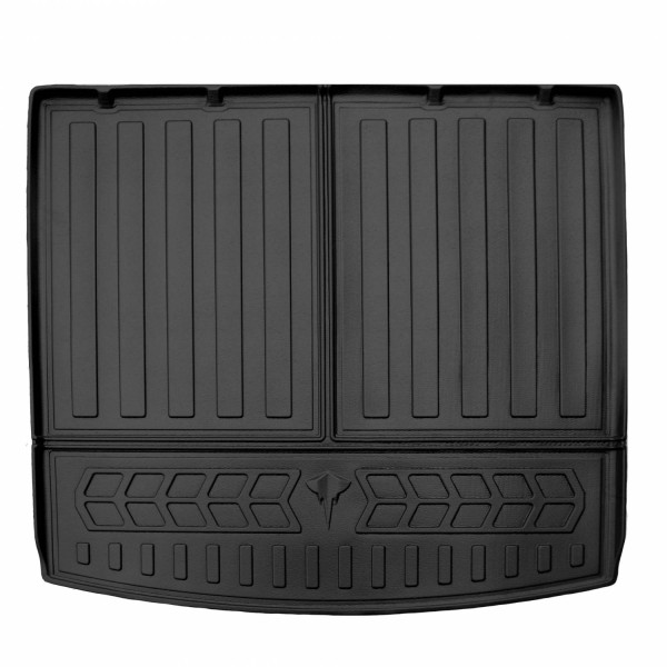 Rubber trunk mat VOLKSWAGEN Tiguan II Allspace from 2016 (5 of 7 seats used)