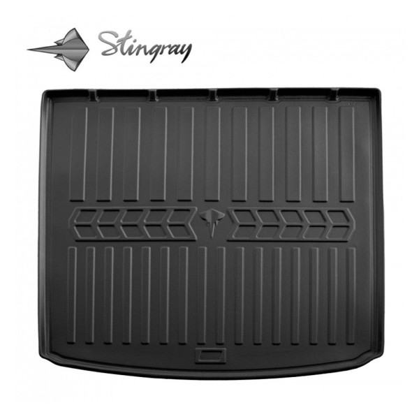 Rubber trunk mat VOLKSWAGEN Touran II from 2015 (upper boot)