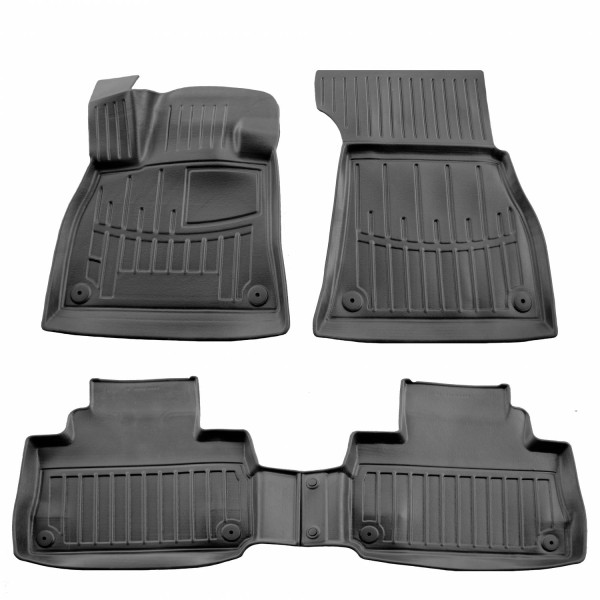 Rubber 3D mats AUDI e-tron 2018-2022, 4 pc. / black / 5030154 / higher edges