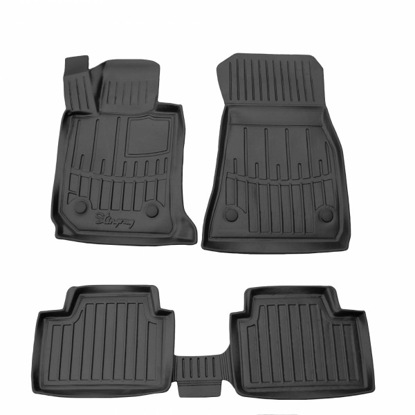 Rubber 3D mats BMW 3 G20 from 2019 5 pc. / black / 5027255 / higher edges