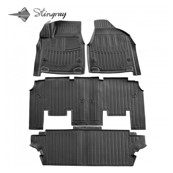 Rubber 3D mats CHRYSLER Pacifica II RU from 2016