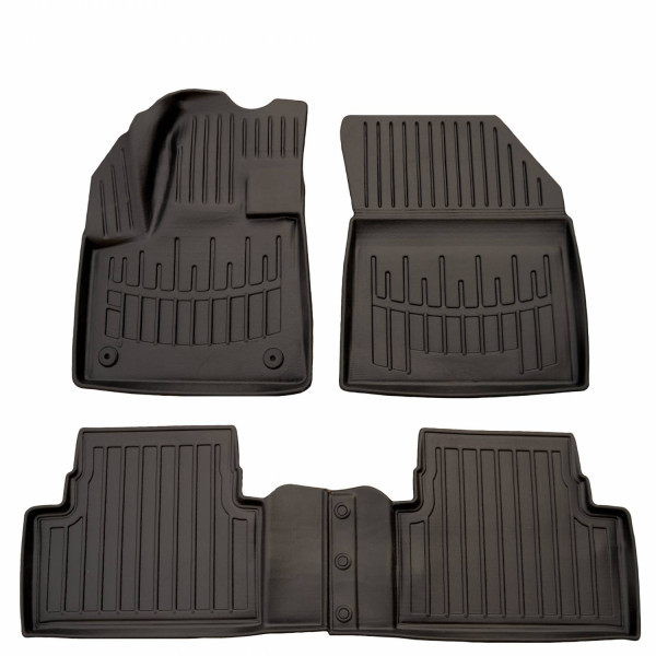 Rubber 3D mats CITROEN C5 AIRCROSS from 2018 4 pc. / black / 5003064 / higher edges