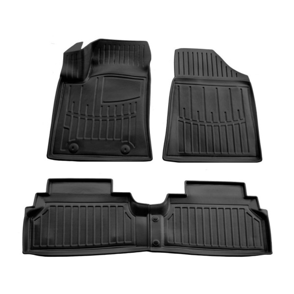 Rubber 3D mats HYUNDAI Kona Electric from 2023 4 pc. / black / 5009344 / higher edges