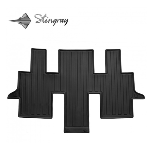 Rubber 3D mats HYUNDAI Staria from 2021 7 places, 1 pcs (3-a row) / black / 500924207 / higher edges