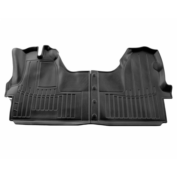 Rubber 3D mats IVECO Daily IV 2006-2011, 2 pc. / black / 5035022 / higher edges