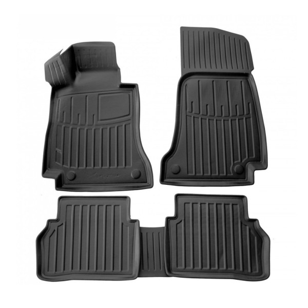 Rubber 3D mats MERCEDES-BENZ W213 E 2016-2023, 5 pc. / black / 5012185 / higher edges