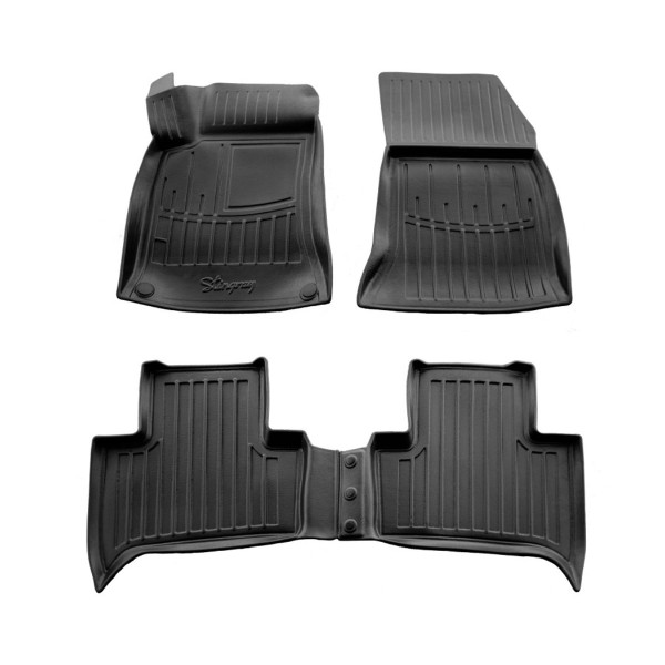 Rubber 3D mats MERCEDES BENZ W246 B Electric Drive 2014-2018