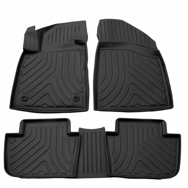 Rubber 3D mats MG 4 EV from 2022 5 pc. / black / 5062045 / higher edges