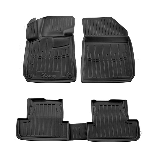 Rubber 3D mats PEUGEOT 308 II (T9) (chečbekas) 2013-2021