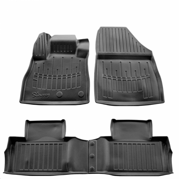 Rubber 3D mats RENAULT Grand Scenic from 2016 4 pc. / black / 5018394 / higher edges