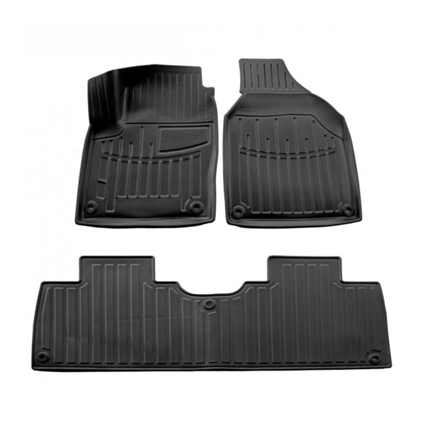 Rubber 3D mats SEAT Alhambra I 7M 1996-2010, 3 pc. / black / 5024373 / higher edges