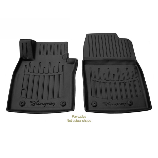 Rubber 3D mats SKODA Roomster 2006-2015, 2 pc. / black / 5020142 / higher edges