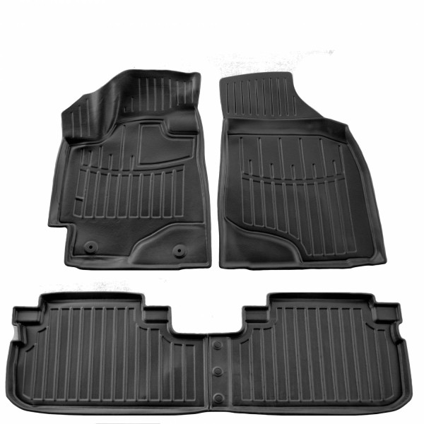 Rubber 3D mats TOYOTA Highlander XU40 2008-2013, 4 pc. / black / 5022364 / higher edges