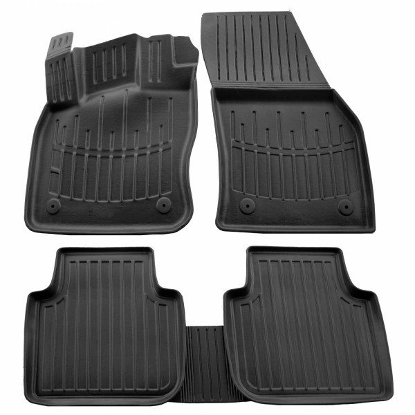 Rubber 3D mats VOLKSWAGEN Tiguan II Allspace from 2016 5 pc. / black / 5024395 / higher edges